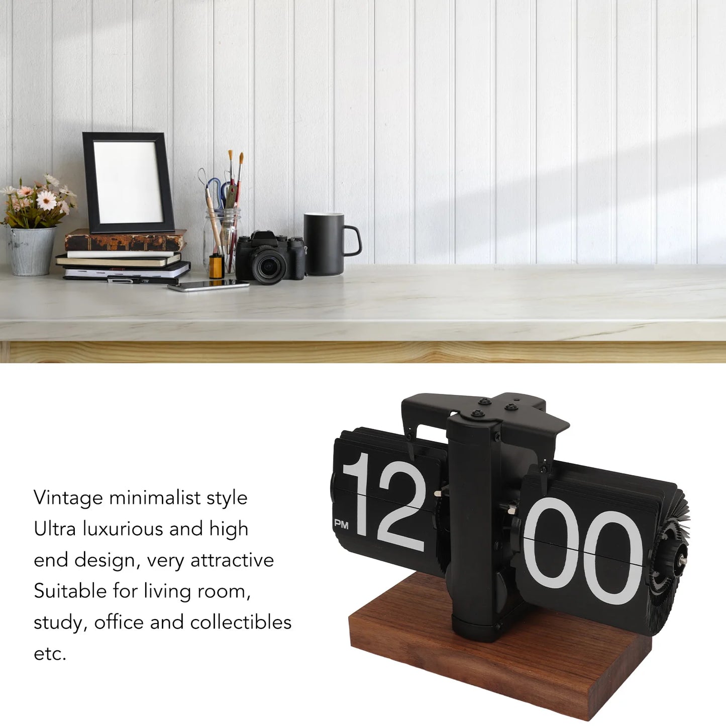 The Nostal Flip Clock - Automatic Turning Flip Clock