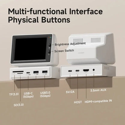 Retro Mini Docking Station Monitor